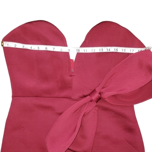 NWT Love And Lemonade Sweetheart Bow Bodycon Dress Size XL - Picture 4 of 8